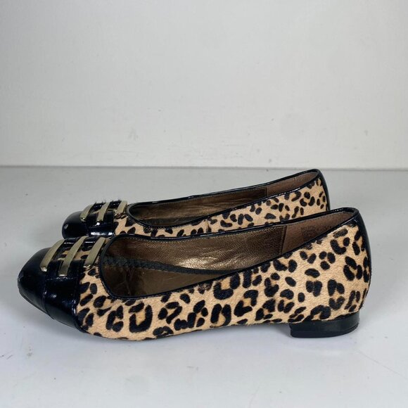 2000s Leather Ceetah Print Flats - Picture 2 of 5